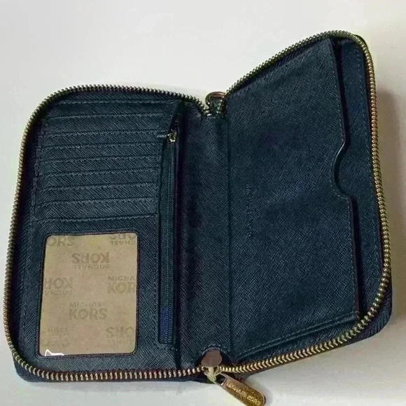Michael Kors Navy Blue Wallet - Picture 13 of 16